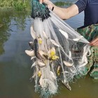 6  100  Fishing Net Nylon Monofilament Gill Net With Float Fish Trap 4 5  Net
