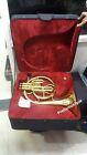 Mellophone  Pure Brass Made In Brass Polish Extra Slide  Hard Case   Free Shipp