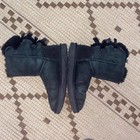 Ugg Black Bailey Bow Mini Boots Cozy Winter Essential Size 7