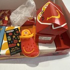 Complete Boxed Set Of 10 Mcdonald s Japan Crocs Happy Meal Toy Keychains New