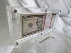 5 Pack  100    Acrylic Bep Money Case Holder Holds 100 Us Notes Free Shipping  