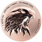 Scottsdale Mint Eagle Stacker 1 Oz Copper Round Bu  999 Fine Copper