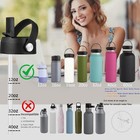 Straw Lid For Hydro Flask Wide Mouth 32 40 Oz  Flexible Handle Replacement Cap