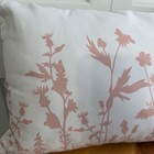 At Home Pink White Floral 13 X 18 Inch Rectangle Throw Pillow Living Room Comfy 