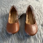 Time And Tru Scrunch Ballet Shoes Womens Size 6 Brown Slip On Flats Lightweight