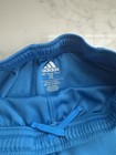 Adidas Girls Blue Mesh Sweat Shorts White Stripes Size L g 14
