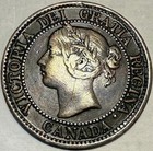 Canada - Queen Victoria - Large Cent - 1859 8 - Wide 9 - Km-1 - Extra Fine 