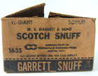 12 Bottles With Corks W e  Levi Garrett And Sons Scotch Snuff Tobacco