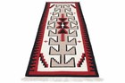 Southwestern Navajo Ganado Rug Handmade Antique Native American Wool Rug Runner
