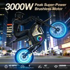 Electric Dirt Bike 3000w Peak Electric Motorcycle 48v 23 4ah E-moutainbike 40mph