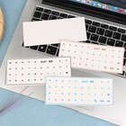  korean Language  Tear-off Film Keyboard Sticker Desktop Laptop Key Sticker