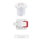 Rev-a-lock Cabinet Door Security Safety Baby Kids Child Magnet Catch Latch W key
