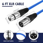 Xlr Cables 6ft Male To Female Microphone Cable Mixed Color 10 Pack