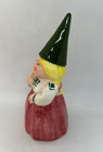 Vintage 1979 Gorham Unieboek  B v  Girl Gnome Bell - Euc - Made In Japan
