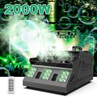 Dmx Smoke Fog Bubble Machine Rgb Led Light Bubble Blower Stage Dj Fogger