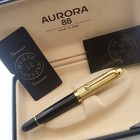 Aurora 88 Ottantotto Ref  801-fountain Pen-resin   22k Gold-14k Gold Nib-new-box