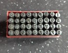 37 Piece Steel Letter   Number Stamp Punch Set  1 8  Characters Metal Wood