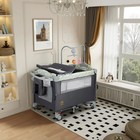Pack N Play  Playard With Bassinet foldble Playpen For Newborn To Toddler