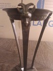 Vtg Bronze  Antique Incense Holder Ram