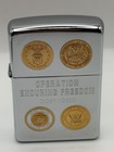 Limited Edition Operation Enduring Freedom Hp Chrome Zippo Lighter New B22