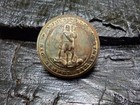 Civil War Style Confederate Virginia Coat Button With Free Button Case