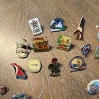 Hard Rock Cafe Disney Hbo 25 Years Mixed Travel Souvenir Enamel Lapel Pins Lot