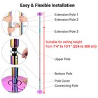 10 Ft Spinning Static Dancing Pole Kit With Extensions Fitness Dance Exercis