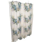 Vtg Sears Floral Curtains Mid Century Drapes 1970s Window Treatment Cottagecore