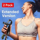 2 Hand Grip Strengthener Power Trainer Gripper Strength Adjustable Gym Exerciser