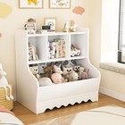 Kids Toy Storage Organizer  Kids Bookshelf And Toy Storage  Toddlers Bookshelf