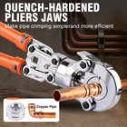 Copper Pipe And F877 Stainless Pex Crimper Tool  6-die Press Kit For 1 2  3 4   