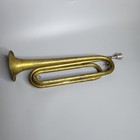 Vintage U s  Regulation Brass Bugle Rexcraft Made In U s a  W  Mouthpiece