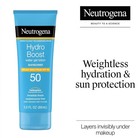 Neutrogena Hydro Boost Water Gel Sunscreen Spf 50 Face   Body Broad Spectrum 3oz