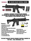 Maddog Tippmann Tmc Magfed Silver Hpa Paintball Gun Marker Starter Package Black