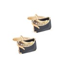 Vintage Men Cufflinks Jewelry Rhinestone Classic Gold Cuff Links Tie Clasps New