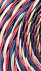 Threshold Red White   Blue Rustic Americana Rattan 16  Round Wreath