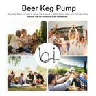 Stainless Steel Beer Keg Pump Leakproof S-type Quick Tap Dispenser