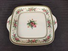 Fitz And Floyd Classic Choices Winter Holiday 10  Square Serving Dish W  Handles