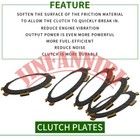 Clutch Friction Plates Springs Gasket For Yamaha Trailway 200 Tw200 1987-2021