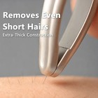 Premium Round Head Tweezers For Eyebrow   Facial Hair Removal Seamless Clips Sho