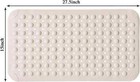 Non Slip Shower Mats For Inside Shower 15 X 27 5 Inch  Tpe Bathtub Mat
