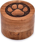 Acacia Wood Decorative Urns Funeral Cremation Urn For Ashes For Dogs  Pet Urns F