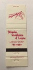 Vintage Matchbook Cover Matchcover Blondies Roadhouse   Tavern