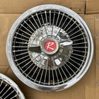 1965 Amc Rambler Wire Spoke Spinner 14  Hubcap - Set Of 2