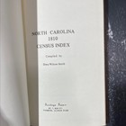 North Carolina 1810 Census Index Book  By Dora Wilson Smith  1977 Hardcover