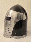 Handcrafted Steel Barbuta Helmet  Medieval Crusader Templar Knight Armor