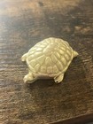 Vintage Avon Turtle Solid Perfume Balm Box Compact Silver gold Tone