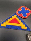 Vintage Us Army Patch Lot Kmag Xxi Corps Comz P-38 Can Opener Wwii Korea 