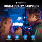 Moldable Ear Plugs For Concerts  High Fidelity Hearing Protection For Noise Redu