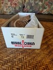 Vintage Minnetonka Moccasin Mocha Deerskin Leather Suede Lace Up Size 7 5